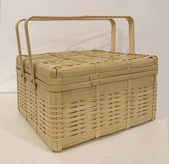 竹製ピクニックバスケット 竹ピクニックバスケット | 別府の手仕事 - アンダイド プラス