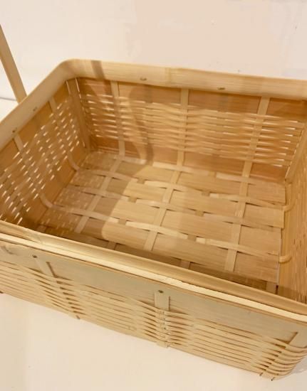 竹製ピクニックバスケット 竹 ピクニックバスケット Lサイズ (BBA-722L) | Naturalsoul