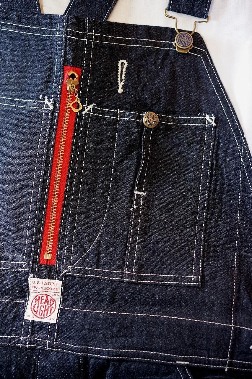 HEADLIGHT ヘッドライト オーバーオール 復刻 東洋 ローバック 美品 アメカジブランド,ヘッドライト,パンツ・ジーンズ | ろーぐす