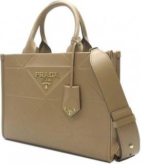 <img class='new_mark_img1' src='https://img.shop-pro.jp/img/new/icons63.gif' style='border:none;display:inline;margin:0px;padding:0px;width:auto;' />PRADAۥϥɥХå PRADA եȥ ܥ ȥå ƥå ȥ饤󥰥  2WAY Хå ȥå Фݤ  (֥饦) [¹͢ʡ