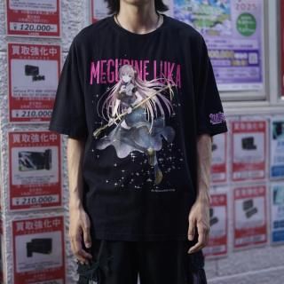 "Megurine Luka / 䲻륫" Official Print T-shirt