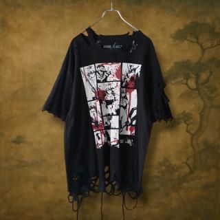 Remake"Akame Ga Kill!  Crush Punk Custom" Print T-shirt