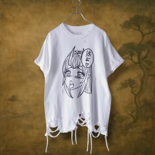Remake"Erotic Succubus Girl  Crush Custom" Print T-shirt