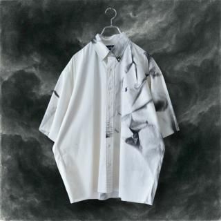 Remake"Japanese ink painting style" RalphLauren shirt