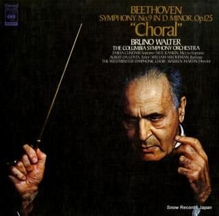 WALTER, BRUNO beethoven; symphony no.9 in d minor, op.125 choral SOCL1083