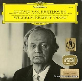 KEMPFF, WILHELM beethoven; hammerklavier sonate nr.29 b-dur 138944