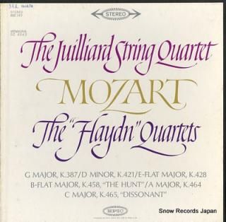 JUILLIARD STRING QUARTET, THE mozart; the haydn quartets BSC143