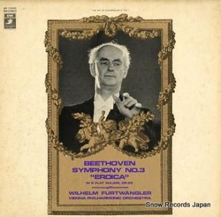 FURTWANGLER, WILHELM beethoven; symphony no.3 