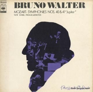 WALTER, BRUNO mozart; symphonies nos.40 & 41 