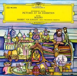 KARAJAN, HERBERT VON mussorgsky; pictures at an exhibition MG-2004