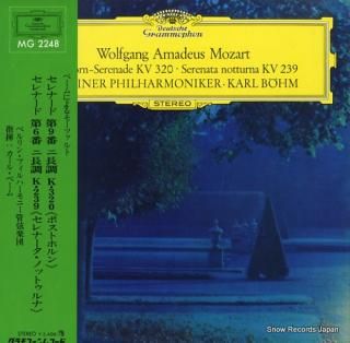 BOHM, KARL mozart; posthorn-serenade kv320, serenata notturna kv239 MG2248