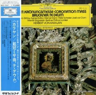 KARAJAN, HERBERT VON mozart; kronungsmesse-cironation mass MG1041