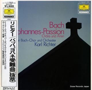 RICHTER, KARL bach; johannes-passion chore und arien MGX7029