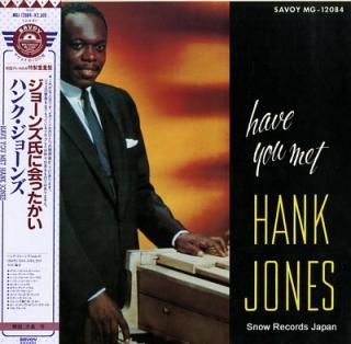 JONES, HANK have you met hank jones MGJ-12084