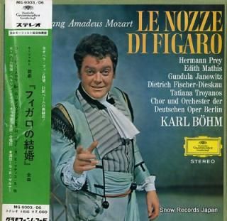BOHM, KARL mozart; le nozze di figaro MG-9303/06