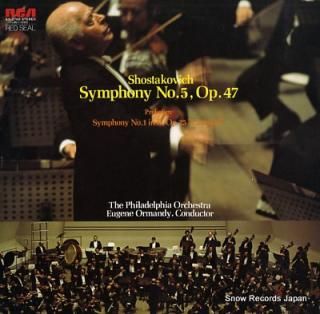 ORMANDY, EUGENE shostakovich; symphony no.5 op.47 SX-2768