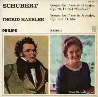 HAEBLER, INGRID schbert; sonata for piano in g major SFL-7944