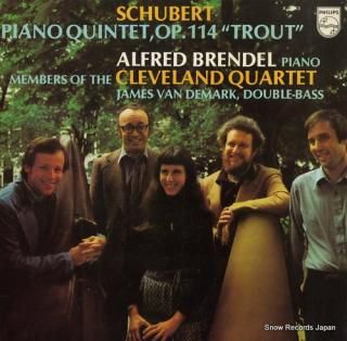BRENDEL, ALFRED schubert; piano quintet in a major, op.114 d.667 