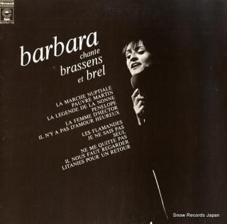 BARBARA chante brassens et brel ECPM-19