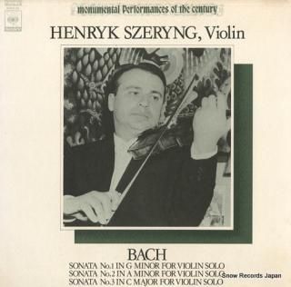 SZERYNG, HENRYK bach; sonata no.1, no.2 & no.3 SOCU26