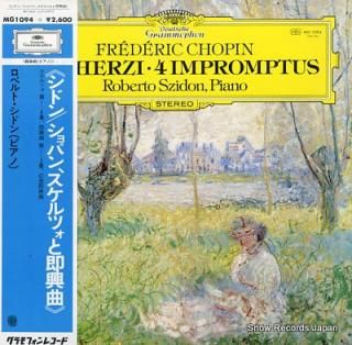 SZIDON, ROBERTO chopin; 4 scherzi 4 impromptus MG-1094
