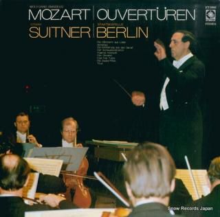 SUITNER, OTMAR mozart; ouverturen ET-3068