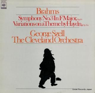 SZELL, GEORGE brahms; symphony no.3 in f major 13AC203