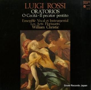 CHRISTIE, WILLIAM rossi; deux oratorios HM1091