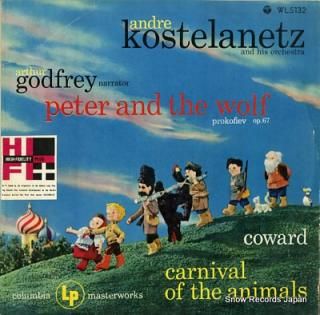 KOSTELANETZ, ANDRE prokofiev; peter and the wolf WL5132