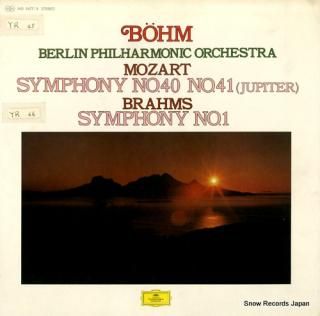 BOHM, KARL mozart; symphony no.40 & 41 