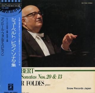 FOLDES, ANDOR schubert; piano sonatas nos.20 & 13 EAC-70061