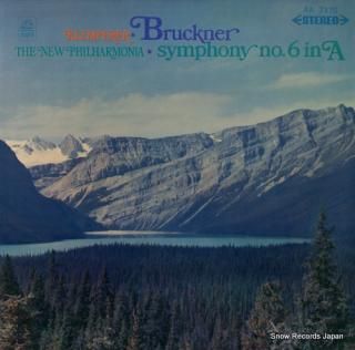 KLEMPERER, OTTO bruckner; symphony no.6 in a AA7370