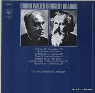 WALTER, BRUNO bruno walter dirigiert brahms S77402