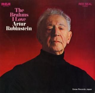 RUBINSTEIN, ARTUR the brahms i love SRA-2781