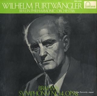 FURTWANGLER, WILHELM brahms; symphony no.4, op.98 FCM-54(M)