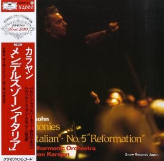 KARAJAN, HERBERT VON mendelssohn; symphonies no.4 