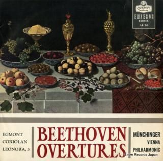 MUNCHINGER, KARL beethoven; overtures LE20