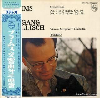 SAWALLISCH, WOLFGANG brahms; symphonies no.3 & 4 SFX-7625
