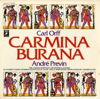 PREVIN, ANDRE orff; carmina burana EAC-80143