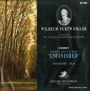FURTWANGLER, WILHELM schubert; symphony no.8 