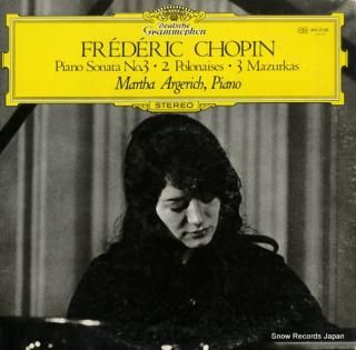 ARGERICH, MARTHA chopin; piano sonata no.3 / 2 polonaises / 3 mazurkas MG2130
