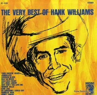 WILLIAMS, HANK the very best of hank williams SE-4168