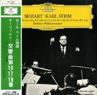 BOHM, KARL mozart; symphonien nr.16, 17, 18 MG2263