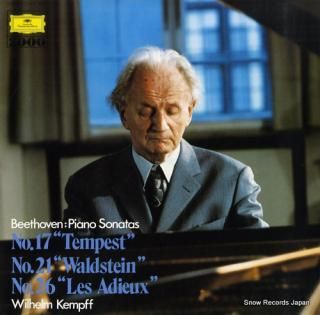 KEMPFF, WILHELM beethoven; piano sonatas no.17 