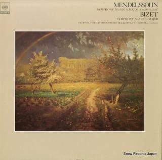 STOKOWSKI, LEOPOLD mendelssohn; symphony no.4 