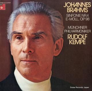 KEMPE, RUDOLF brahms; sinfonie nr.4 e-moll, op.98 ULX-3175-B