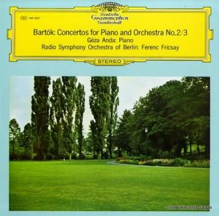 ANDA GEZA bartok; concerto for piano and orchestra no.2/3 MG2221