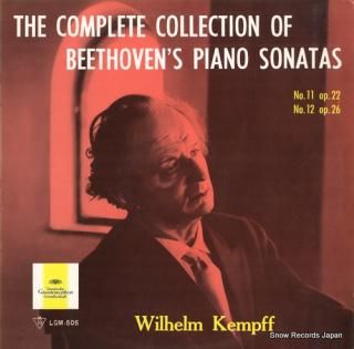 KEMPFF, WILHELM the complete collection of beethoven's piano sonatas LGM-505