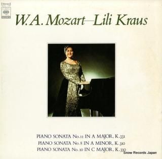 KRAUS, LILI mozart; piano sonata no.11 in a major, k.331 SOCL-146