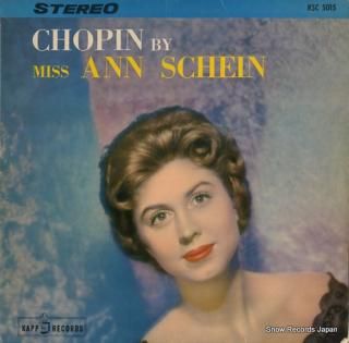 SCHEIN, ANN chopin by miss ann schein KSC5015